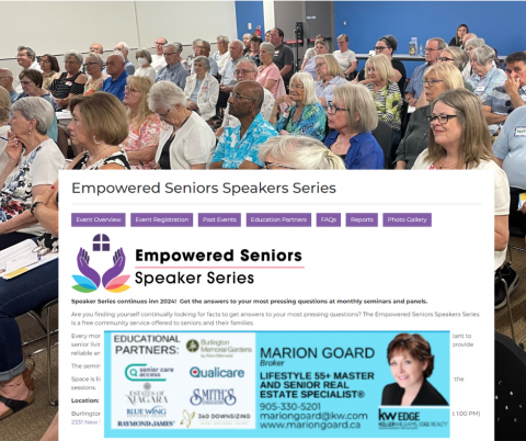 Empowered Seniors Speaker Series with Marion Goard - Lifestyle55+ MASTER REALTOR